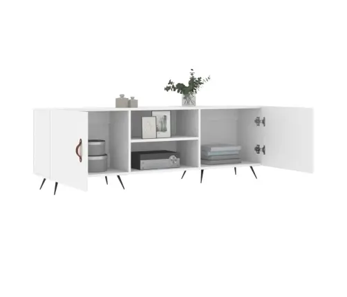 Tv Skapītis, Balts, 150X30X50 Cm, Inženierijas Koks Vidaxl