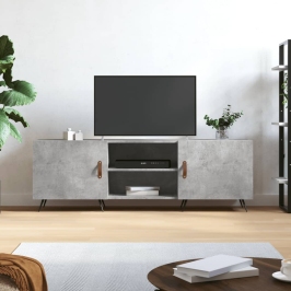 Tv Skapītis, Betona Pelēks, 150X30X50 Cm, Inženierijas Koks Vidaxl