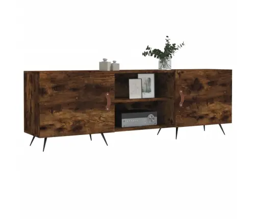 Televizoriaus Spintelė, Dūminio Ąžuolo, 150X30X50cm Mediena Televizoriaus Spintelė, Dūminio Ąžuolo, 150X30X50cm Mediena