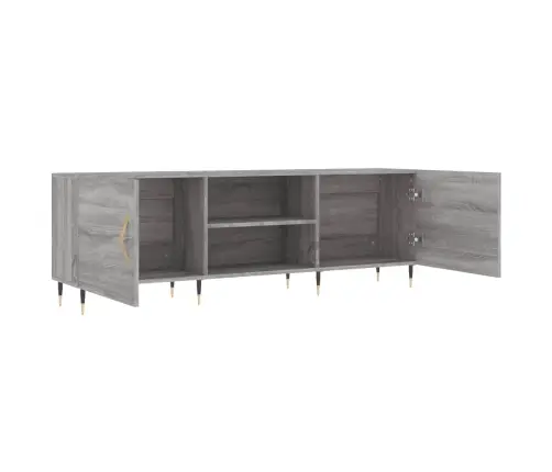 Tv Skapītis, Pelēka Ozola Krāsa, 150X30X50Cm, Inženierijas Koks Vidaxl