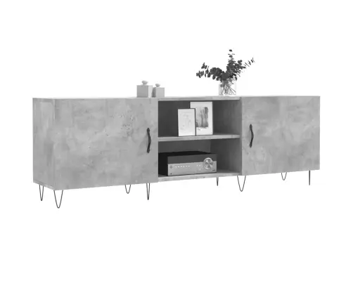 Tv Skapītis, Betona Pelēks, 150X30X50 Cm, Inženierijas Koks Vidaxl