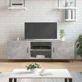 Tv Skapītis, Betona Pelēks, 150X30X50 Cm, Inženierijas Koks Vidaxl