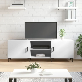 Tv Skapītis, Balts, 150X30X50 Cm, Inženierijas Koks Vidaxl