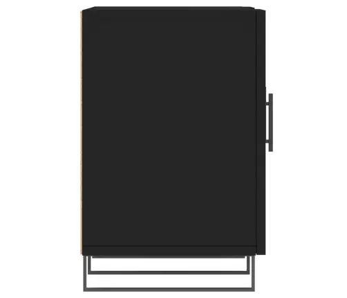 Telerikapp, Must, 150 X 30 X 50 cm Tehispuit