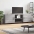 Tv Skapītis, Pelēka Ozola Krāsa, 150X30X50Cm, Inženierijas Koks Vidaxl