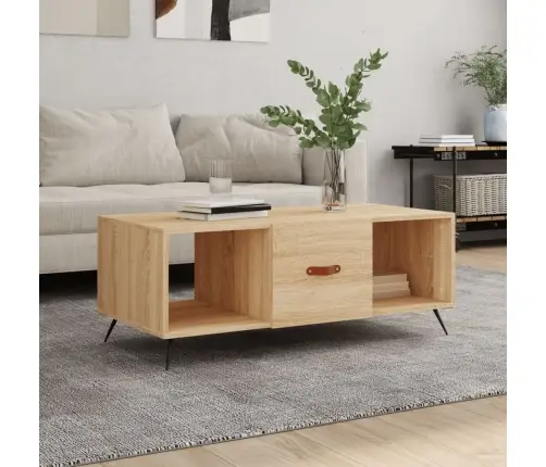 Kavos Staliukas, Sonoma Ąžuolo, 102X50X40cm Apdirbta Mediena