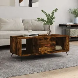 Kafijas Galdiņš, Koka Krāsa, 102X50X40 Cm, Inženierijas Koks Vidaxl