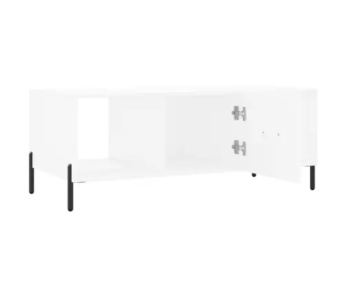 Kafijas Galdiņš, Balts, 102X50X40 Cm, Inženierijas Koks Vidaxl