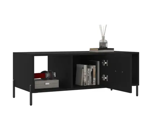 Kohvilaud, Must, 102 X 50 X 40 cm Tehispuit Kohvilaud, Must, 102 X 50 X 40 cm Tehispuit