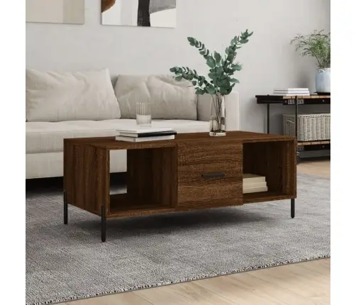 Kohvilaud, Pruun Tamm, 102 X 50 X 40 cm Tehispuit