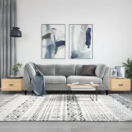 Kohvilaud, 2 Tk,Sonoma Tamm, 50 X 50 X 40 cm Tehispuit