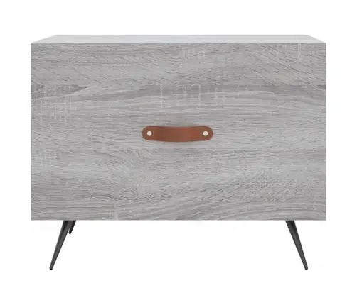 Kafijas Galdiņš, Pelēcīga Ozolkoka, 50X50X40Cm Vidaxl