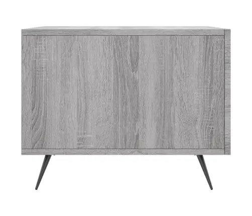 Kafijas Galdiņi, 2 Gab., Pelēki, 50X50X40 Cm, Inženierijas Koks Vidaxl