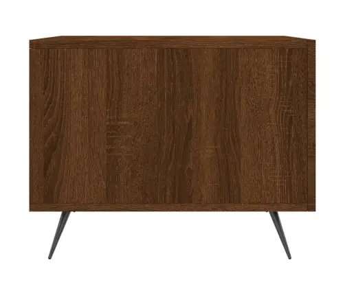 Kohvilauad, 2 Tk, Pruun Tamm, 50 X 50 X 40 cm Tehispuit