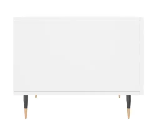 Kafijas Galdiņš, Balts, 50X50X40 Cm, Inženierijas Koks Vidaxl