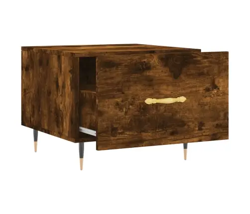 Kafijas Galdiņi, 2 Gab., Ozola, 50X50X40 Cm, Inženierijas Koks Vidaxl