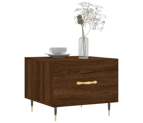 Kafijas Galdiņi, 2 Gab., Ozola, 50X50X40 Cm, Inženierijas Koks Vidaxl