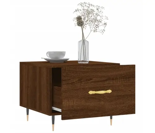 Kafijas Galdiņi, 2 Gab., Ozola, 50X50X40 Cm, Inženierijas Koks Vidaxl