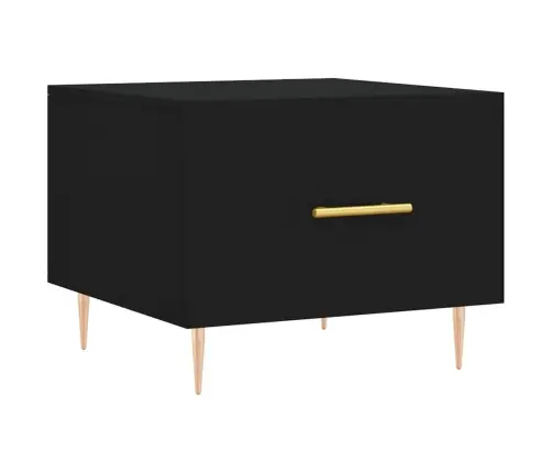 Kohvilaud, Must, 50X50X40 cm Tehispuit