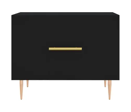 Kohvilaud, Must, 50X50X40 cm Tehispuit