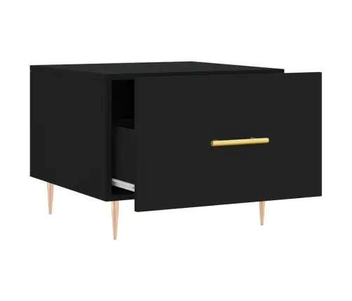 Kohvilaud, Must, 50X50X40 cm Tehispuit