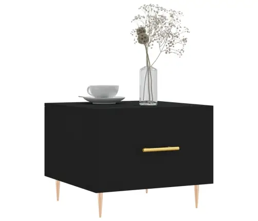 Kavos Staliukai, 2Vnt., Juodi, 50X50X40cm Apdirbta Mediena