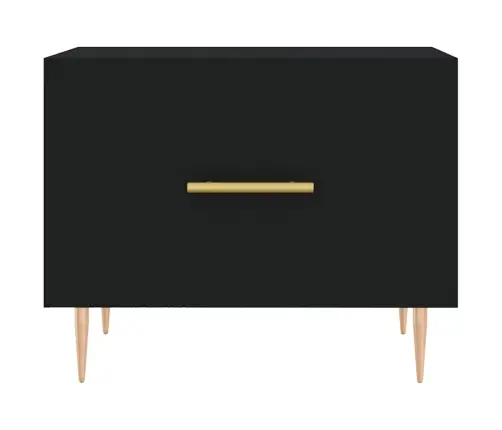 Kavos Staliukai, 2Vnt., Juodi, 50X50X40cm Apdirbta Mediena