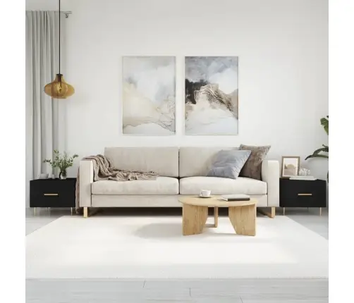 Kavos Staliukai, 2Vnt., Juodi, 50X50X40cm Apdirbta Mediena