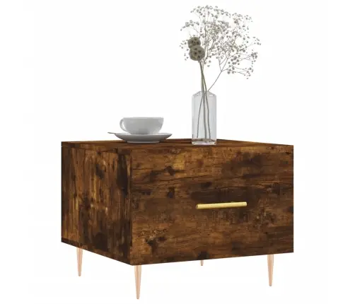 Kohvilaud, 2 Tk, Suitsutatud Tamm, 50 X 50 X 40 cm Tehispuit Kohvilaud, 2 Tk, Suitsutatud Tamm, 50 X 50 X 40 cm Tehispuit