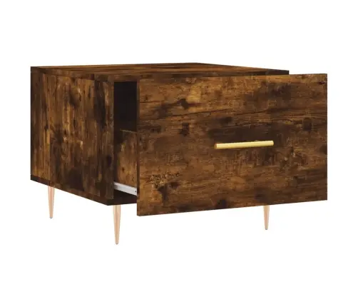 Kohvilaud, 2 Tk, Suitsutatud Tamm, 50 X 50 X 40 cm Tehispuit Kohvilaud, 2 Tk, Suitsutatud Tamm, 50 X 50 X 40 cm Tehispuit