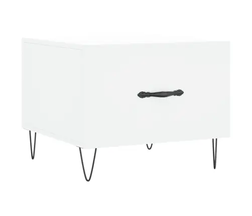 Kafijas Galdiņi, 2 Gab., Balti, 50X50X40 Cm, Inženierijas Koks Vidaxl