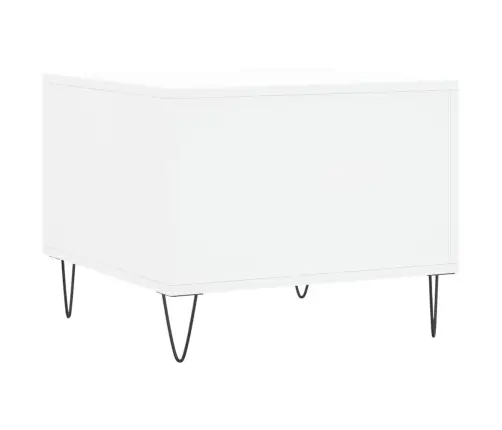 Kafijas Galdiņi, 2 Gab., Balti, 50X50X40 Cm, Inženierijas Koks Vidaxl