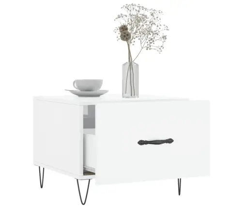 Kafijas Galdiņš, Spīdīgi Balts, 50X50X40 Cm, Inženierijas Koks Vidaxl Kafijas Galdiņš, Spīdīgi Balts, 50X50X40 Cm, Inženierijas Koks Vidaxl