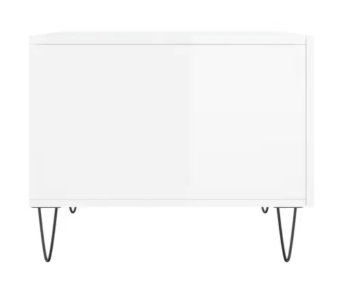 Kavos Staliukai, 2Vnt., Balti, 50X50X40cm Mediena, Blizgūs