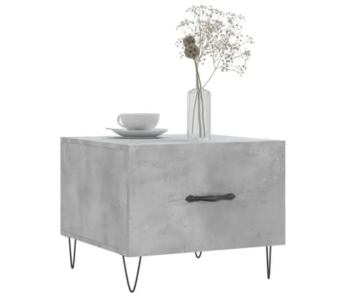 Kafijas Galdiņi, 2 Gab., Pelēki, 50X50X40 Cm, Inženierijas Koks Vidaxl