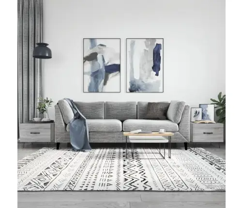 Kohvilaud, 2 Tk, Hall Sonoma Tamm, 50 X 50 X 40 cm Tehispuit