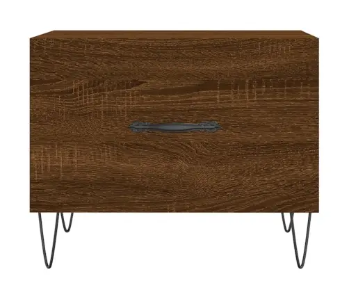 Kafijas Galdiņš, Ozolkoka Krāsa, 50X50X40 Cm, Inženierijas Koks Vidaxl