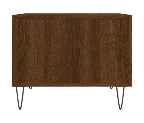 Kafijas Galdiņš, Ozolkoka Krāsa, 50X50X40 Cm, Inženierijas Koks Vidaxl