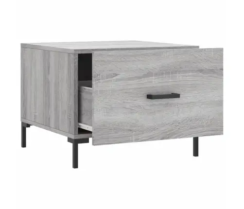 Kohvilaud, 2 Tk, Hall Sonoma Tamm, 50 X 50 X 40 cm Tehispuit