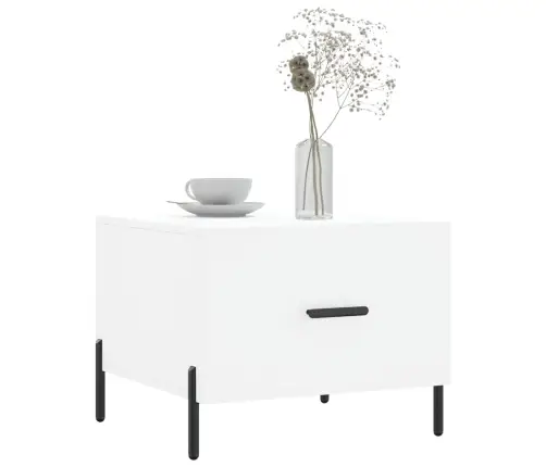 Kavos Staliukai, 2Vnt., Balti, 50X50X40cm Apdirbta Mediena