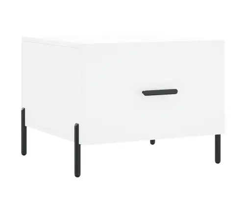 Kavos Staliukai, 2Vnt., Balti, 50X50X40cm Apdirbta Mediena