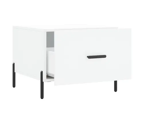 Kavos Staliukai, 2Vnt., Balti, 50X50X40cm Apdirbta Mediena