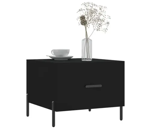 Kohvilaud, Must, 50X50X40 cm Tehispuit