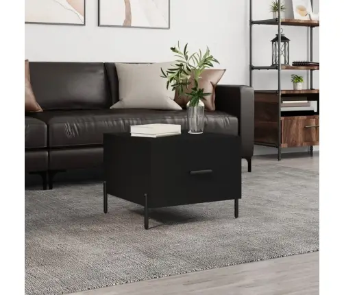 Kohvilaud, Must, 50X50X40 cm Tehispuit