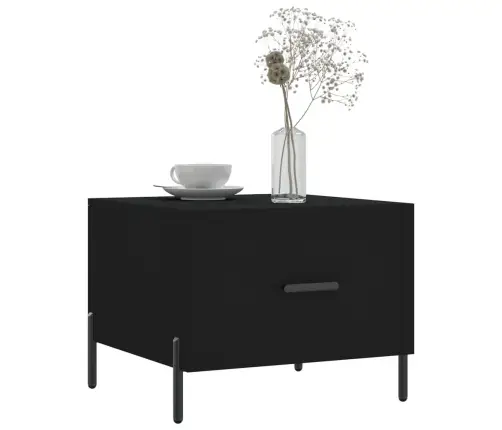 Kohvilaud, 2 Tk, Must, 50 X 50 X 40 cm Tehispuit