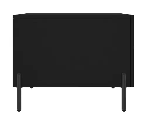 Kohvilaud, 2 Tk, Must, 50 X 50 X 40 cm Tehispuit