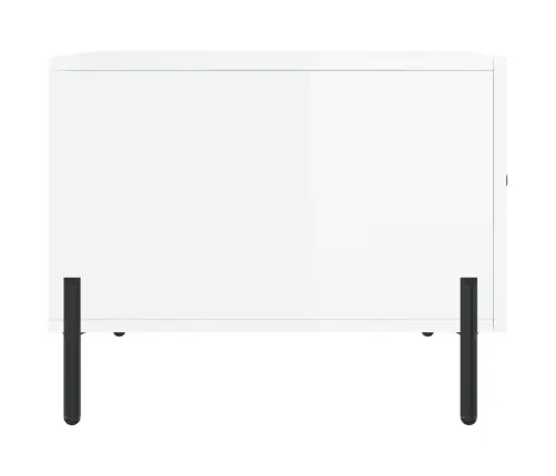 Kafijas Galdiņi, 2 Gab., Balti, 50X50X40 Cm, Inženierijas Koks Vidaxl