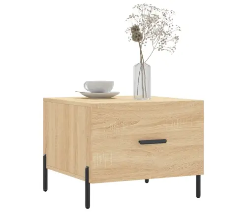 Kavos Staliukas, Sonoma Ąžuolo, 50X50X40cm Apdirbta Mediena