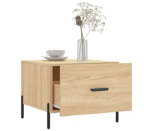 Kavos Staliukas, Sonoma Ąžuolo, 50X50X40cm Apdirbta Mediena