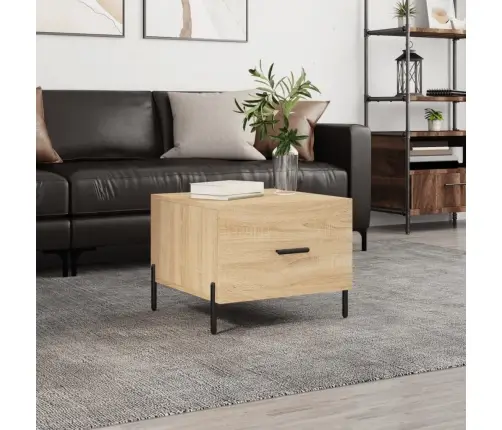 Kavos Staliukas, Sonoma Ąžuolo, 50X50X40cm Apdirbta Mediena